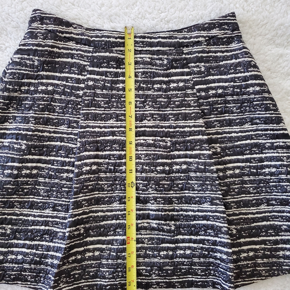 Pink Tartan Black and White A-Line Skirt - Picture 4 of 7